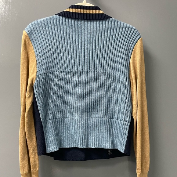 Cabi “School/Letterman” Cardigan. Multi Color, size small. - Picture 10 of 11